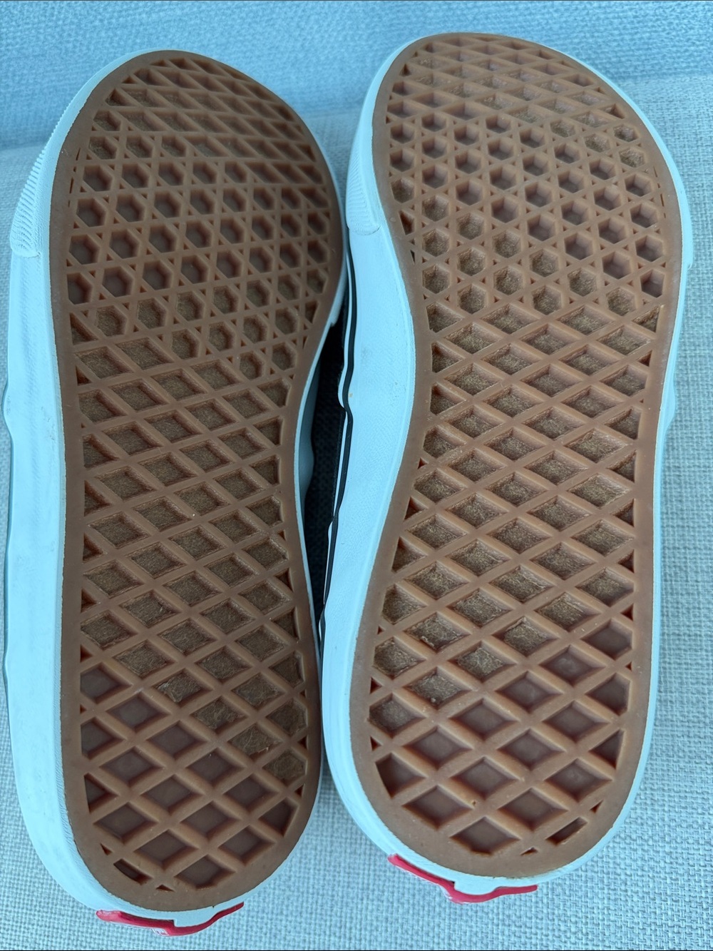 Kids Vans Black Slip-On Canvas Loafers with White Midsole Size 5,5 (Big Kid) - Picture 11 of 12